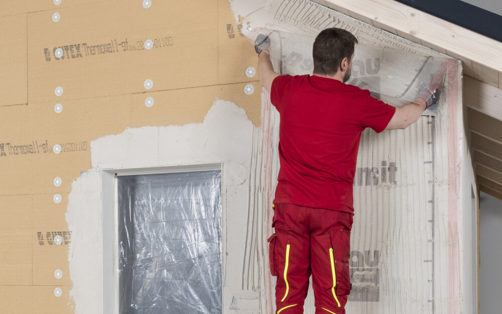 Gewebe Eckwinkel Fassade D Mmen Baumit Selbermachen