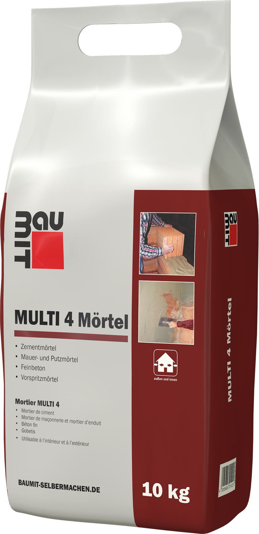 MULTI 4 Mörtel 10 kg | Mauer Verputzen | Baumit Selbermachen