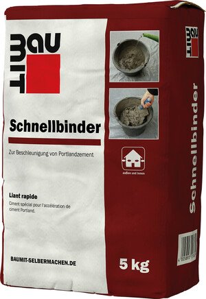 Der Baumit Schnellbinder ist im 5 kg Papiersack erhältlich.