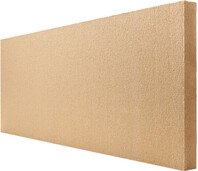 Die Holzfaser-Dämmplatten Thermoflex sind in den Dicken von 3 bis 24 cm erhältlich.