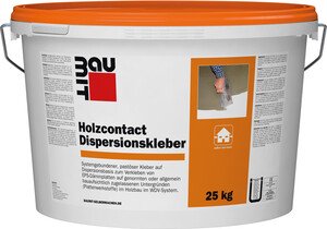 Der Baumit Holzcontact Dispersionskleber eignet sich zum Verkleben von Dämmplatten auf Holz.